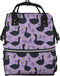 TZTTZT Cute Goose Black Print Diaper Bag Backpack, Toddler Baby Girl Boy Diaper