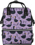 TZTTZT Cute Goose Black Print Diaper Bag Backpack, Toddler Baby Girl Boy Diaper