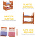 Miniature Dollhouse Bunk Beds Set, 1:12 Scale Dollhouse Furniture with Ladder, Dollhouse Bunk Bed Decor