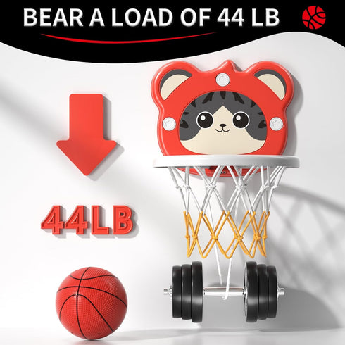 Toddler Basketball Hoop Indoor Toys for Boys Ages 3-5, Ideal Birthday Gifts for 3 4 5 6 Year Old Kids
