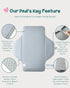 Lily Miles Baby Changing Pad Portable, Diaper Changing Mat with Magnetic Latches, Travel Pad for Diaper Bag, Baby
