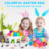 36 3.35" 6 JIALWEN PCS Fillable Plastic Easter Eggs Styles Bright Colors Empty Easter Eggs for Easter Basket Stuffers