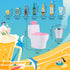 71 Pcs Miniature Ice Cubes, Beer Bottles, and Mini Drink Soda Pop Cans for Doll House Decoration