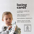 Wee Gallery Woodland Lacing Cards, Sewing Board and Travel Game for Toddlers, Montessori-Inspired Educational Craft