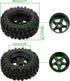 4X 1:10 RC Off-Road Car Wheel Tires, 5 Spokes Wheel Rim, 12 mm Hex RC Parts