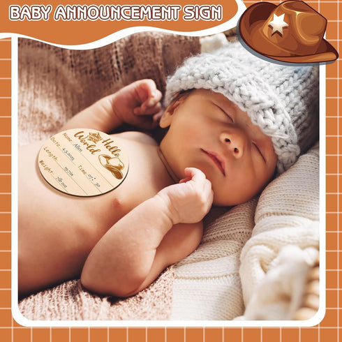 Cowboy Baby Boy Milestone Blanket Western Theme Cow Print Baby Growth Chart Blanket for Boy Newborn My First Rodeo