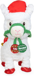 10.5 inches Cuddle Barn - Navidad Nico | Animated Christmas Walking Musical Plush Llama Toy Plays Feliz Navidad