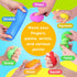 24 Pack Mini Slow Rise Stress Cube: Pull Stretch Fidget Toys for Stress Relief, Dough Squishy Toys Bulk for Kids