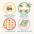 Battat One-Match Puzzle, Alphabets Wooden Puzzle for Toddlers, Educational Toys, 3 Years +, Self-Correcting