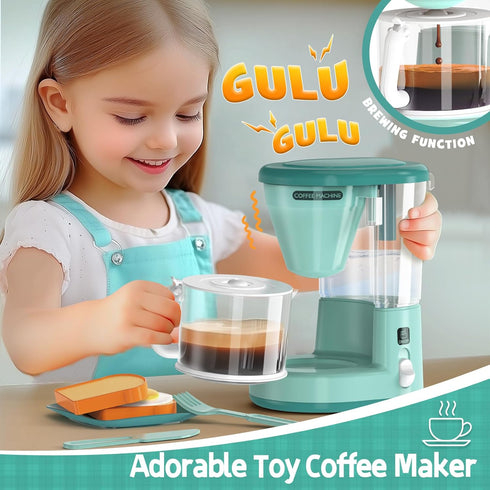 Set, 3 4 5 6 BRIGPICIOUS Kids Play Kitchen Accessories Toys Pretend Play Kitchen Appliances Kit - Blender, Coffee