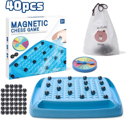 2024 New Magnetic Chess Game - Fun Family Games for Kids and Adults, 2-4 Players