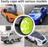 4pcs 1/10 RC Drift Tires 26mm, Smooth Hard Plastic Tyre for On Road Drifting Cars, 12mm Hex Rim