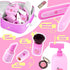 Set 3 4 5 6 7 GAGAKU Wooden Makeup Toy Pretend Wood Beauty Hair Salon Toys for Toddler Wooden Makeup Kit for Girls