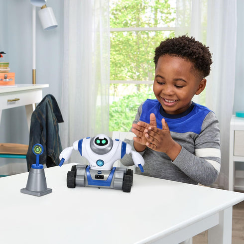 5-in-1 VTech Make-a-Bot Transformable Robot Toy with Sound Sensor and Obstacle Detector
