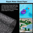 MECCANIXITY DIY Ripple Water Effect Sheet – 10.6 x 7.9 Inch Still Water Texture Sticker for Lake Scene Dolls House