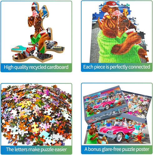Jigsaw Puzzles for Adults 1000 Piece - Dog Puzzles for Adults