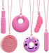 Chew Necklaces for Sensory Kids, Silicone Chewy Necklace for Children with Autism,