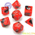 Bescon Two-Tone Glow-in-The-Dark Polyhedral Dice Set, Luminous RPG Dice Set d4 d6 d8 d10 d12 d20 d% Brick Box Pack