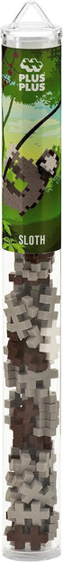 Plus Plus 3D Animal Figure Building Block Set - 70 Mini Interlocking Puzzle Pieces, Fun Stem Toys for Kids - Sloth