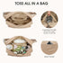 G4Free Pack Small Diaper Bag for Baby Girl and Boy, Mini Sling Diaper Bag Fanny with Portable Changing Pad