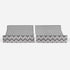 Grey Pin Dots/Zigzag Changing Pad Cover - Mix and Match Design