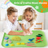 24"x16" AtMini Silicone Craft Mats for Kids with Raised Lip & Non-Slip | Reusable Silicone Art Mat for Play Sand