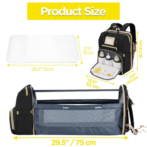 6 1 Backpack in Diaper Bag with Pad Shower Gifts Travel Bags for Registry Search Boys Girls Bags Newborn Essentials