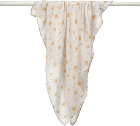 2-Pack Lambs & Ivy Jungle Adventure Cotton Muslin Newborn Baby Swaddle Blankets