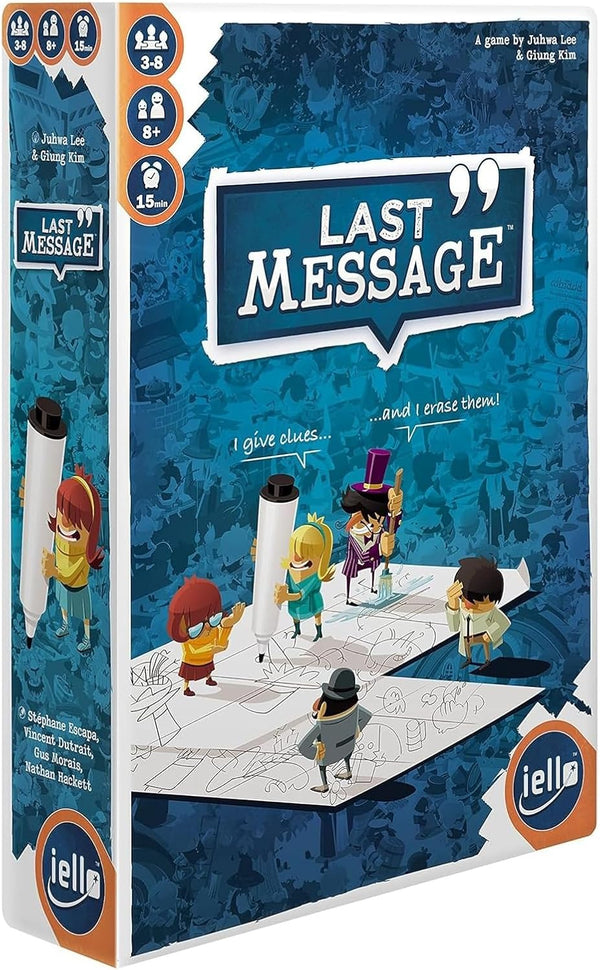 IELLO Last Message Cooperative Card Game for 3 to 8 Players, Family Game to Test Memory and Deduction Skills, Ages 8+