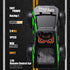 Wickena 1:28 Set, RC Cars FPV Camera RC Car with LED Lights - High Speed Remote Control Racing Truck for Adults & Kids