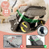Cozy ACRABROS Car Seat Cover Baby: Winter Infant Carseat Canopy for Boy Girl Newborn, Zipper Peeping Window, Warm Cold