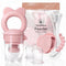 MAMAMEEPA Baby Fruit Feeder & Popsicle Molds Set Baby Food Feeder Nibbler, Breastmilk