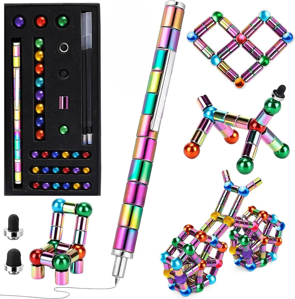decorrays Easter Basket Stuffers for Teens Magnetic Fidget Pen, Decompression Magnetic Toy Pen,Funny