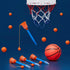 Zonon 9 Pieces Basketball Hoop Pens Bulk - Basketball Party Favors, Novelty Pens, Stress Balls for Sports Parties