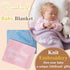 STELABUN 40 30 inches, Personalized Embroidered Baby Blanket for Boys/Girls, Cotton Chunky Knit Customized Swaddle