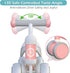 Baby Balance Bike Toys for Kids 10-24 Months - No Pedal Infant 4 Wheels Bicycle (Classic, Pink)