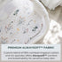 Pobibaby - 2 Pack Premium Bassinet Sheets for Standard Bassinets, Ultra-Soft Jersey Knit, Stylish Floral Pattern