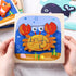 LovesTown 6PCS Wooden Toddler Puzzles - Montessori Sea Animal Jigsaw Puzzles for Kids Educational Gift