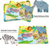 Puzzles for Kids Ages 3-5, 24 Piece Colorful Wooden Puzzles, Educational Toys for Boys and Girls
