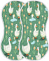 Bulletgxll Set 4, Cartoon Ducks Unisex Baby Burp Cloths of Soft Absorbent Organic Cotton Muslin Burping Cloths