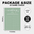 Green Theme Bridal Shower Games for 25 Guests, Wedding A-Z Games, Advice Cards for Reception, Engagement Party Supplies