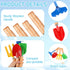 Motionchic 8" Gardening(48 Kids Gardening Tools, Metal Beach Sandbox Digging Toys with Wooden Handle, Including Shovel