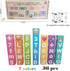 amdohai 216 36 Portable Magnetic Letters Blocks Magnetic Alphabet & Numbers Montessori Learning Toys for Kids