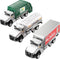 TEMI 3 Pack of Diecast City Transport Vehicles - Garbage, Tanker, Express Delivery, 1/50 Scale Metal Models with