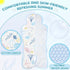 Pinkunn 4 Pcs Gel Car Seat Cooler Pad for Baby, Ice Stroller Cooler Mat for Baby Car Seat, Child Safety Seat