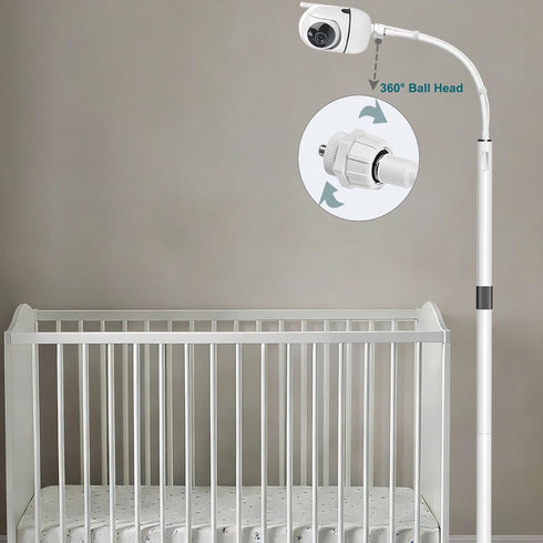 EYSAFT Max/VM901/VM924/VM919/RM7764,Momcozy,Babysense(MaxView),HelloBaby,Heavy-Duty Baby Monitor Floor Stand Mount