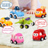 TGXLAK 12 Set 1 2 3 12-18 Set, 1 2 1st 1 2 3 Pcs Pull Back Cars Toys for Year Toddlers, Baby Car Toys for Months