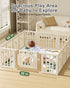 50x50 TINYHARBO Premium Foam Baby Play Mat Removable & Machine Washable Cover, Extra Thick Padding Playpen Mat