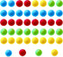 40Pcs Game Replacement Marbles Balls in 4 Colors Compatible with Hungry Hungry Hippos
