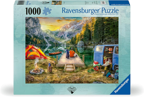 1000 12000076 Ravensburger Calm Campsite Piece Jigsaw Puzzle for Adults - - Handcrafted Tooling, Made in Germany, Every